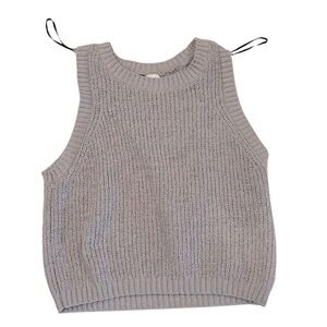 H&M Knit Sweater Tank | Taupe | Size S